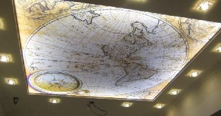 Натяжной потолок с фотопечатью Дальнегорск, цена от 6321 руб.